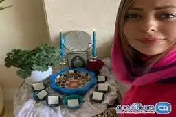 حرکت شرم‌آور نفیسه روشن و سفره‌ی هفت‌سین عجیبش!+تصویر 