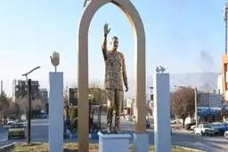 بازداشت متهم به آتش زدن مجسمه سردار سلیمانی در یاسوج