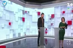 آژیر قرمز وسط برنامه زنده به صدا درآمد!+ویدئو