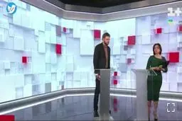 آژیر قرمز وسط برنامه زنده به صدا درآمد!+ویدئو