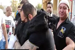 لحظه آزادی حمید صفت از زندان +فیلم 