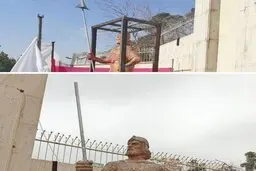 تندیس پهلوانان‌ شاهنامه در روزمجسمه سازی به سرقت رفت