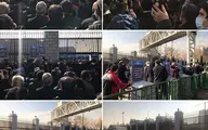 تئاتری ها در مقابل مجلس تجمع اعتراضی کردند+ عکس