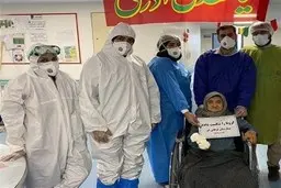 بانوی ۹۷ساله قمی کرونا را شکست داد 