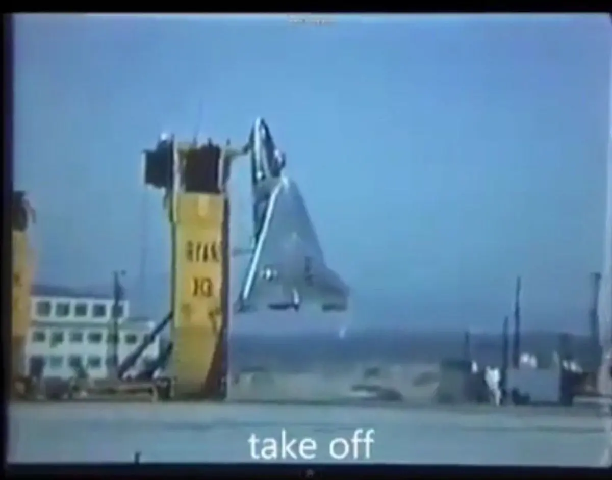 اولین نمونه‌ی آزمایشی هواپیمای عمودپرواز، ۱۹۵۵ آمریکا+ویدئو 