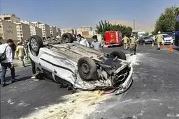 مرگ روزانه ۴۶.۵ نفر در حوادث رانندگی شش ماهه