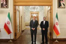 دیدار باقری و انریکه مورا در مقر اتحادیه اروپا