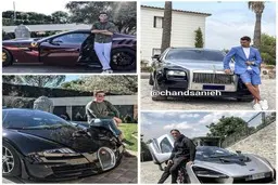 کلکسیون خودروهای لوکس و گران‌قیمت رونالدو