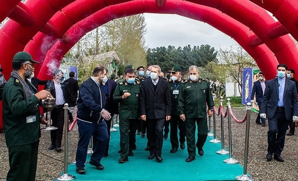 سان دیدن لاریجانی از رزمایش دفاع بیولوژیک 
