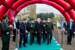 سان دیدن لاریجانی از رزمایش دفاع بیولوژیک 