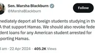 آمریکا قصد دارد دانشجویان حامی حماس را اخراج کند | وام دانشجویان چه می‌شود؟
