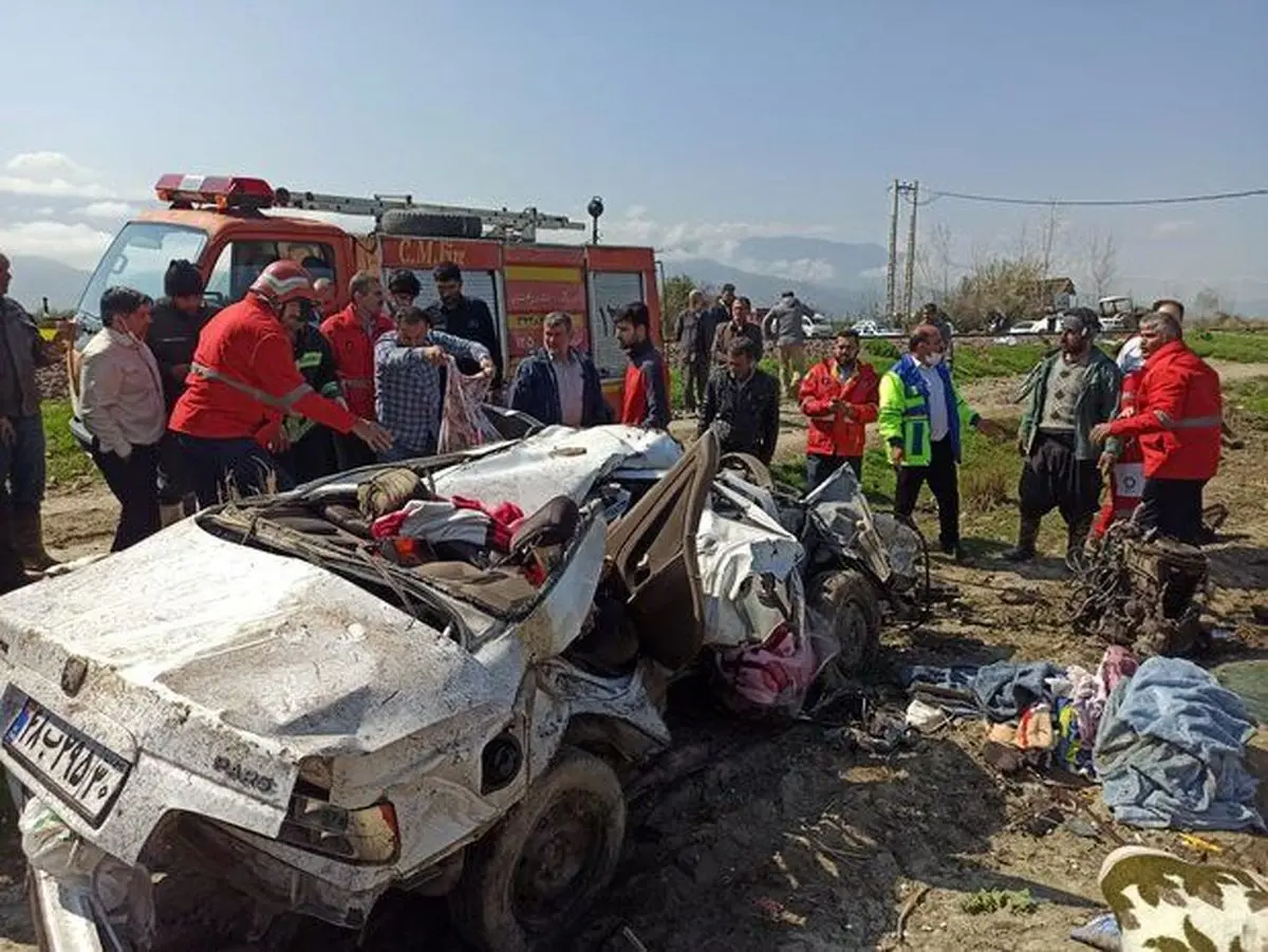 6 کشته و مجروح در تصادف خونین پژو پارس + جزئیات
