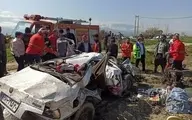 6 کشته و مجروح در تصادف خونین پژو پارس + جزئیات