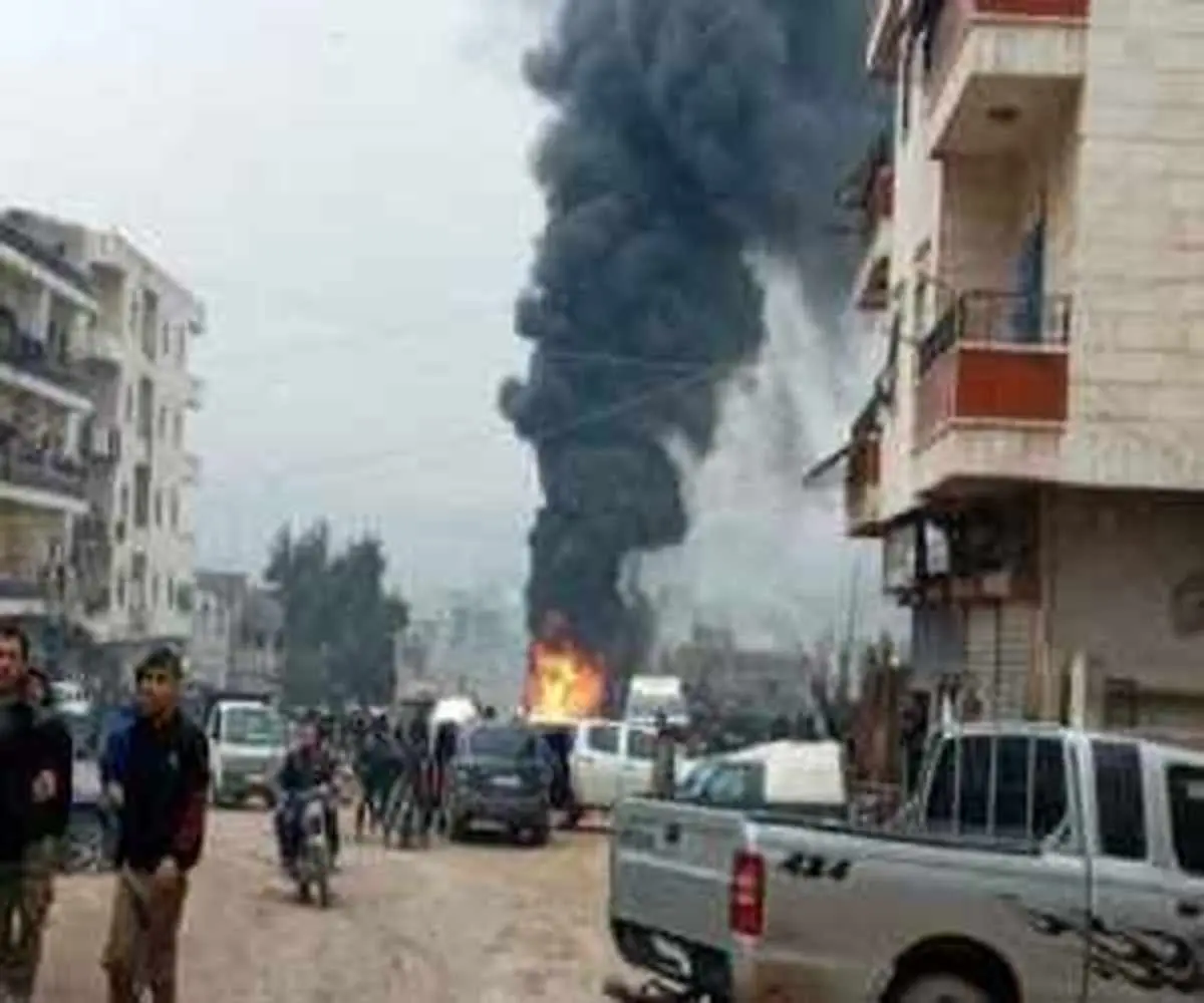  انفجار خودروی بمب‌گذاری شده در عفرین سوریه چندین کشته و زخمی برجای گذاشت