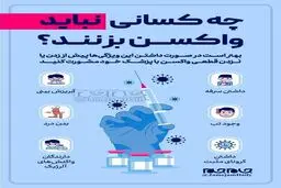 این افراد نباید واکسن کرونا بزنند