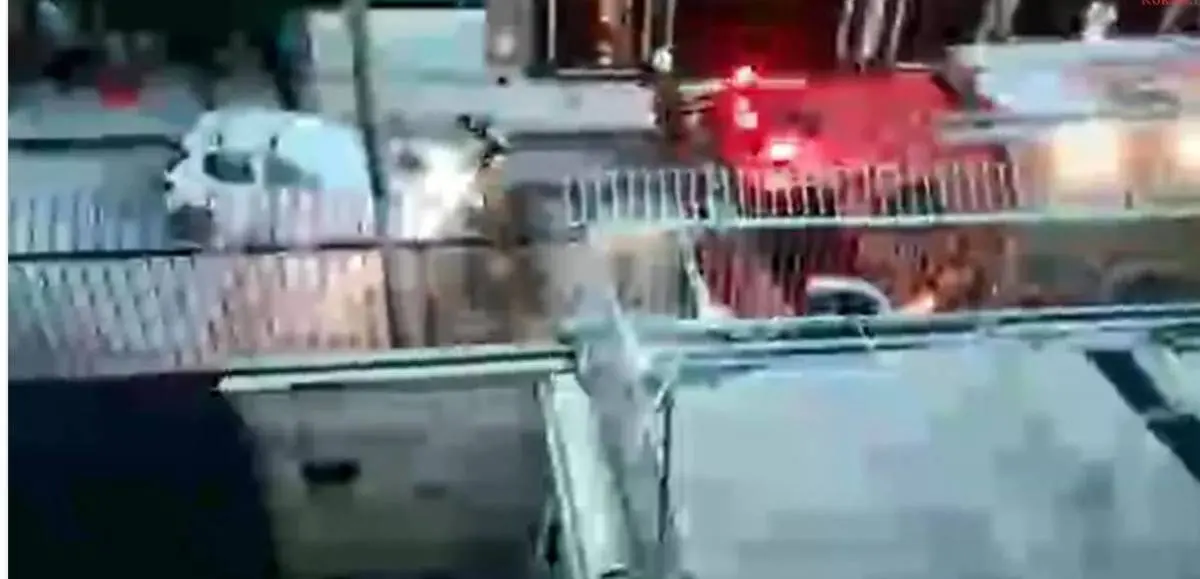 صحنه انفجار پژو 206 در خانی آباد + ویدئو