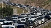 ترافیک ۱.۵ کیلومتری در جاده هراز