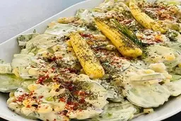 از این به بعد با خیار یه سالاد متفاوت درست کن! | اینو که درست کنی پای ثابت کنار غذاهات میشه! | طرز تهیه سالاد خیار + ویدئو