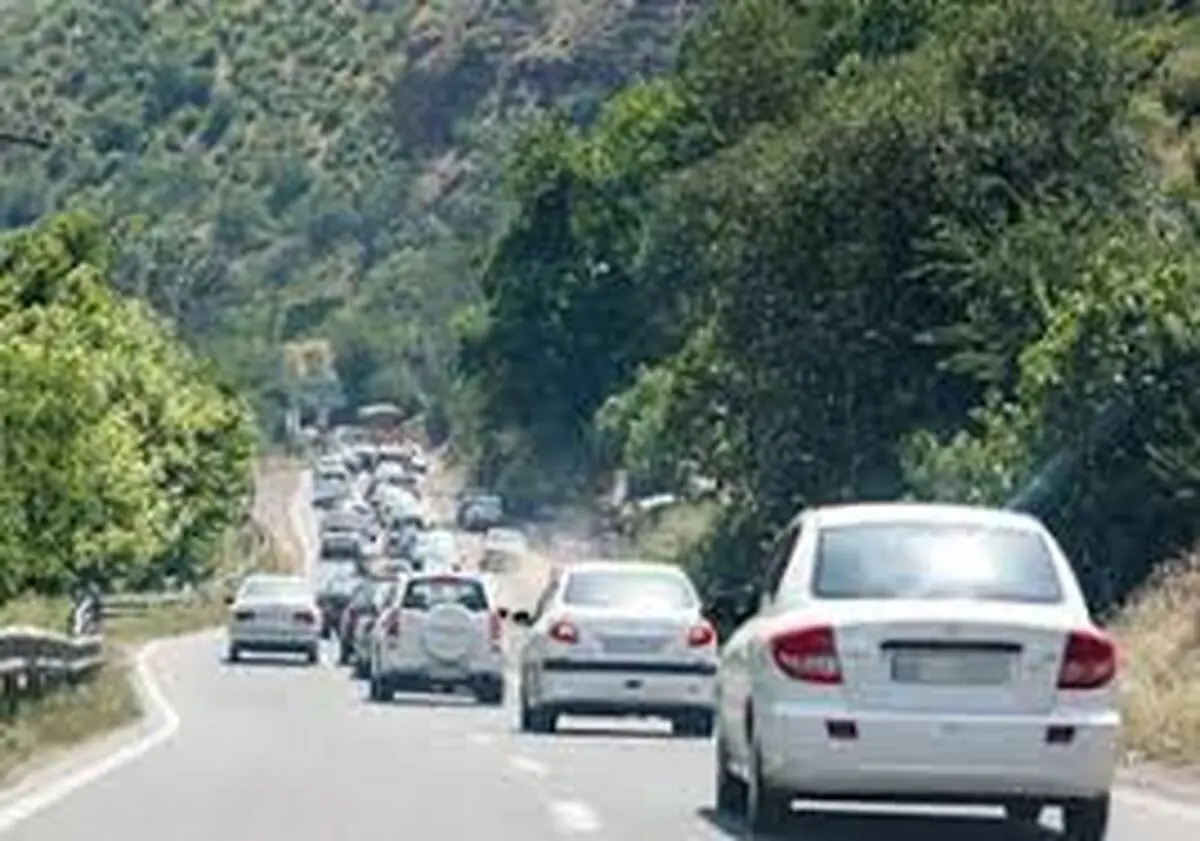 تردد عادی و روان در محورهای مازندران