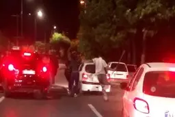  قمه‌کشی وحشیانه در لواسان | درگیری شدید با پلیس | دستگیری دو نفر از عوامل قمه‌کشی  + ویدئو 