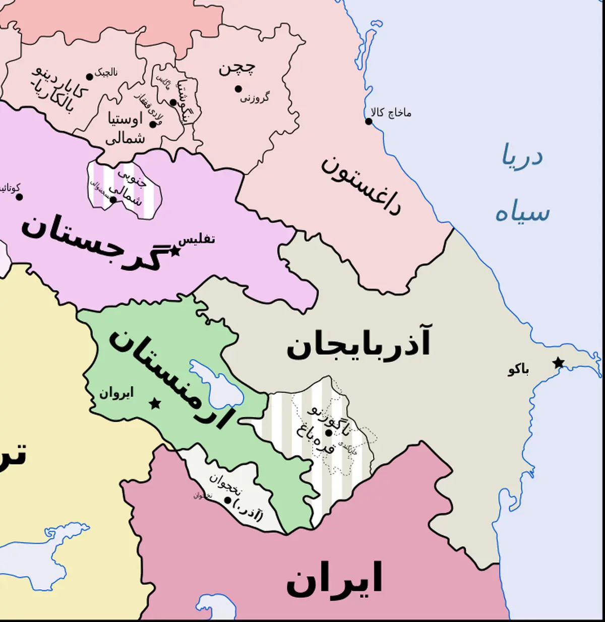 استخوان لای زخم قفقاز

