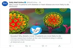 کرونا  |  افراد مبتلا به دیابت و یا بیماری قلبی دچار مرگ و میر بیشتری می‌شوند؟