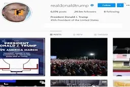 ترامپ دستش از فضای مجازی کوتاه شد 