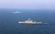 
 تیراندازی ناوهای ایران و روسیه به سمت اهداف دریایی