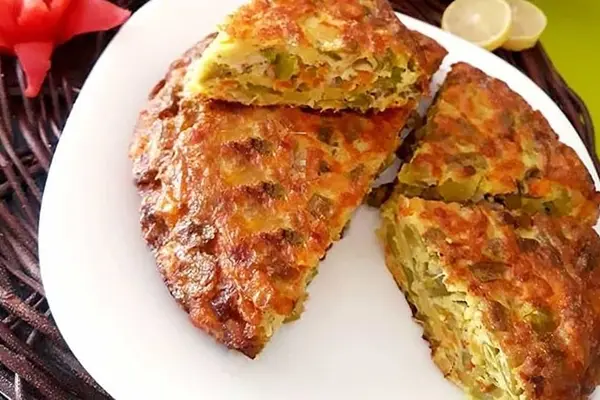 ناهار کوکو لوبیا سبز و هویج درست کن، محشر میشه | طرز تهیه کوکو لوبیا سبز و هویج خوشمزه و مجلسی