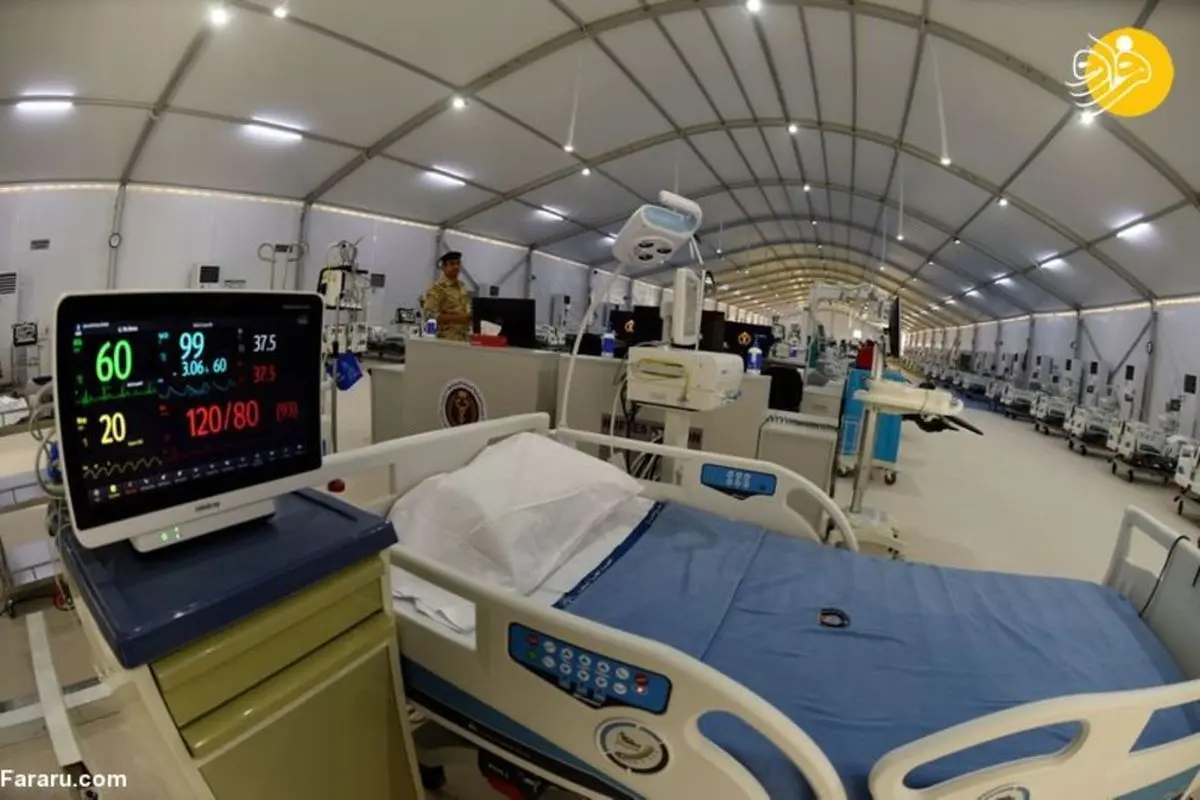 مقامات  بحرین برای بیماران کرونایی بیمارستان صحرایی احداث کردند