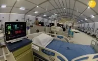مقامات  بحرین برای بیماران کرونایی بیمارستان صحرایی احداث کردند