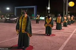  جشن فارغ التحصیلی در محل برگزاری مسابقات فرمول یک 