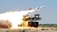 مقابله پدافند ارتش سوریه با حمله موشکی صهیونیست‌ها 