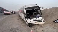 حادثه جاده‌ای در مسیر زائران اربعین | ۴۳ مصدوم بر اثر انحراف اتوبوس در مرز مهران