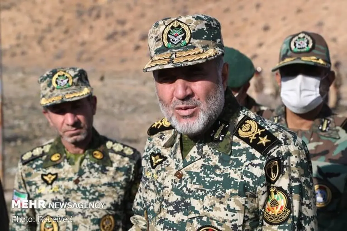 فرمانده نیروی زمینی ارتش  |  خطری مرزهای شمالغرب کشور را تهدید نمی‌کند.