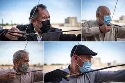 تیروکمان، سرگرمی اهالی گلشهر مشهد 