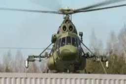 بالگرد تیم مذاکره کننده اوکراینی در گومل بلاروس+ویدئو