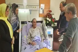 رضا ناجی، بازیگر «آواز گنجشک‌ها» در بیمارستان