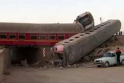 علل وقوع حادثه قطار مشهد_یزد | حادثه در حال بررسی است