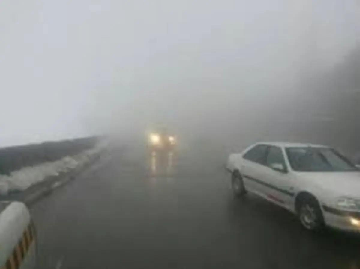 جاده های کرمانشاه لغزنده است 