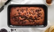 طرز کیک با تکه‌های شکلات | طرز تهیه کیک کافی شاپی