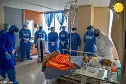 رباتی که از لحاظ روحی و روانی به بیماران کرونایی کمک می کند.+عکس