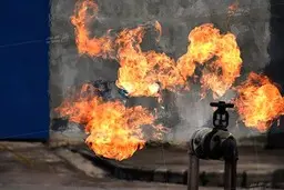  تصاویر وایرال شده از انفجار هولناک به علت نشت گاز را ببینید | انفجار در کره جنوبی +ویدئو