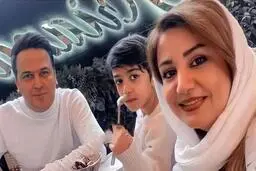 سوپرایز همسر حامد آهنگی وسط برنامه زنده | از خجالت آب شد + فیلم