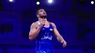 درخشش کشتی‌گیر جوان کشورمان | عظیمی فینالیست جهان شد