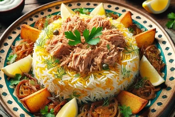 طرز تهیه پلو تن جنوبی | یه پلو مخلوط خوشمزه و محبوب ایرانی +ویدئو