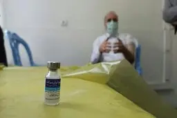 قالیباف  دز اول واکسن برکت را دریافت کرد
