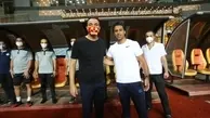   لیگ برتر | دیدار به سبک کرونایی سرمربیان دو تیم  در فولاد آره‌نا+عکس