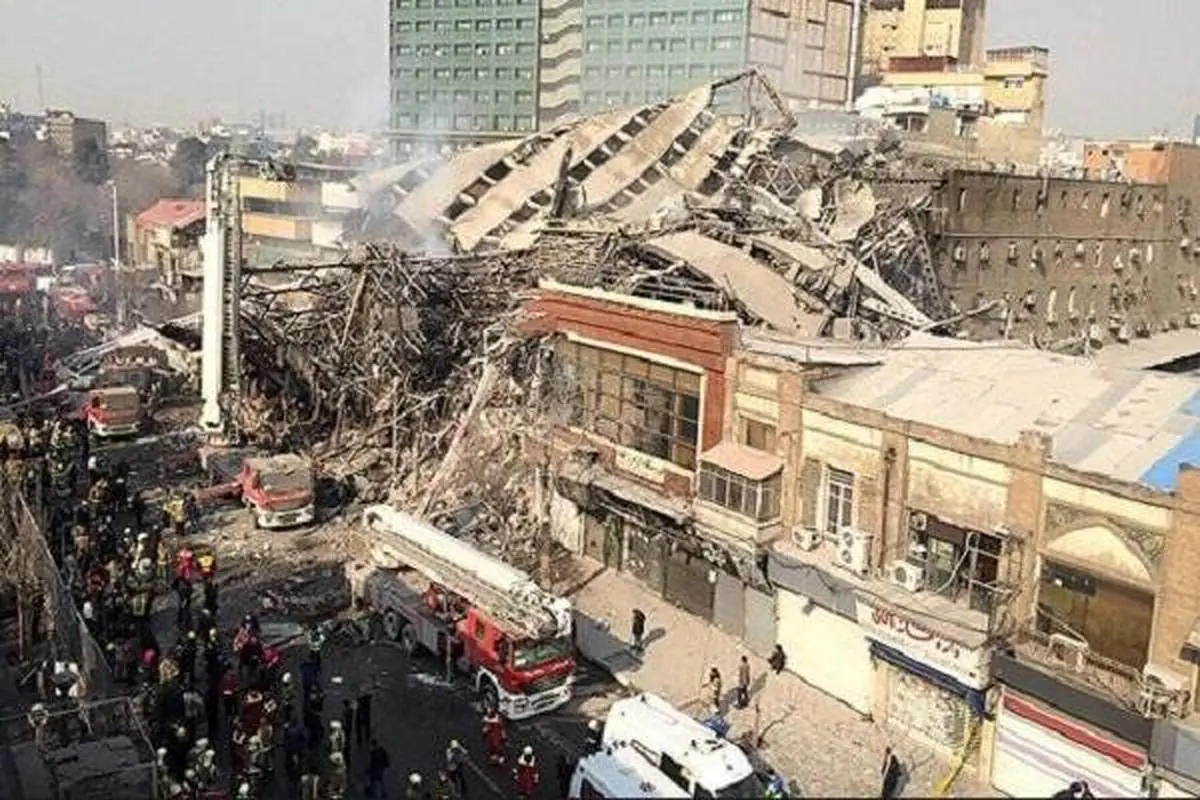 ۱۲۹ ساختمان نا ایمن مثل پلاسکو در تهران داریم + ویدئو