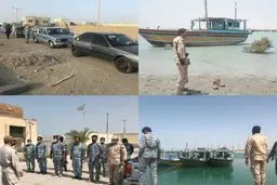 هشت فروند شناور غیرمجاز و فعال صید ترال در جاسک توقیف شد